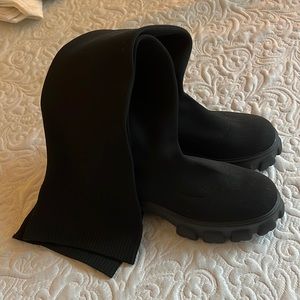 Public Desire Manifest Over-the-Knee Boot Size 8